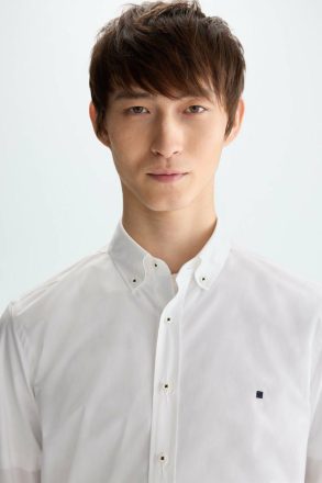 Men Purificacion Garci White Shirts Poplin Shirt - Image 2