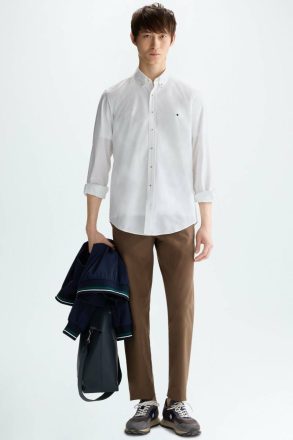 Men Purificacion Garci White Shirts Poplin Shirt - Image 4