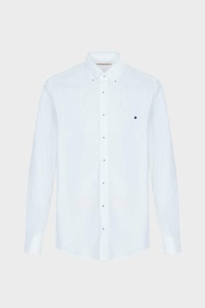 Men Purificacion Garci White Shirts Poplin Shirt - Image 5