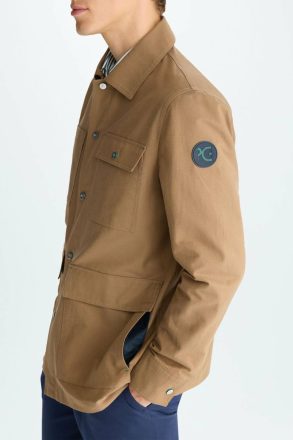 Men Technical Safari Jacket Purificacion Garci Camel Outerwear - Image 2