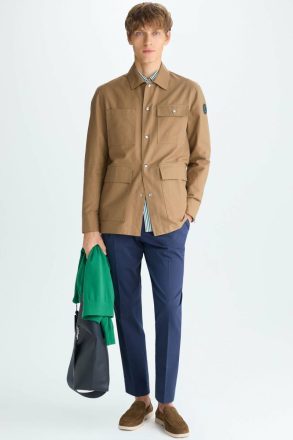 Men Technical Safari Jacket Purificacion Garci Camel Outerwear - Image 4