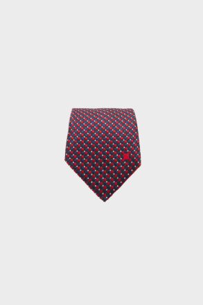 Mini Cube Silk Tie Purificacion Garci Men Red Ties
