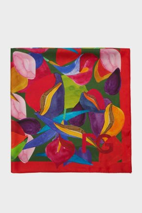 Multicolor Jardín De Calas 90 Silk Scarf Purificacion Garci Women Scarves - Image 3