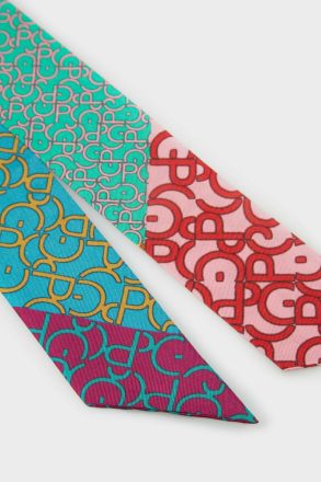 Multicolor Purificacion Garci Women Scarves Gutenberg Silk Skinny - Image 2