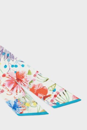 Multicolor Scarves Purificacion Garci Hibiscus Silk Skinny Women - Image 2