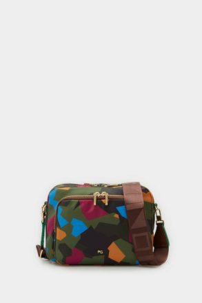 Multicolor Women Crossbody Bags Nylon Cross Body Bag Purificacion Garci