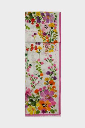 Multicolor Women Purificacion Garci Botánico Wool Scarf Scarves