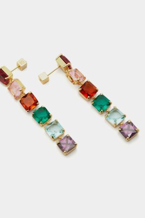 Multicolor Women Purificacion Garci Cocktail Drop Earrings Crystal - Image 2
