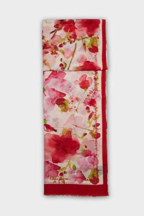Multicolor Women Purificacion Garci Gardenia Print Wool Scarf Scarves