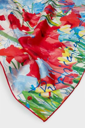 Multicolor Women Purificacion Garci Scarves Pg Delirios 53 Silk Bandana - Image 2