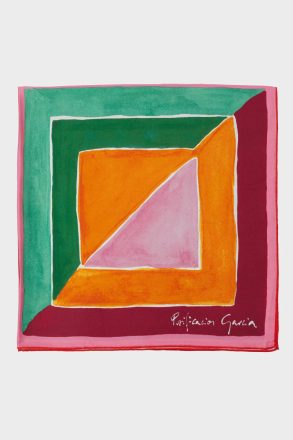 Multicolor Women Scarves Purificacion Garci Mosaicubo 90 Silk Scarf - Image 3