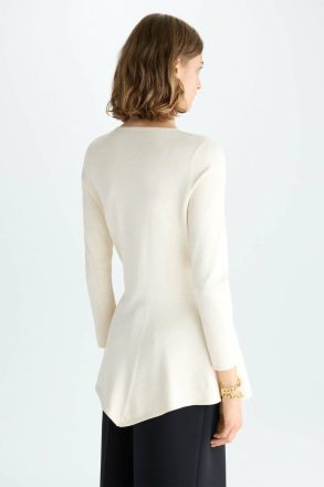 Natural Knitwear Stretch Knit Fitted Sweater Purificacion Garci Women - Image 3