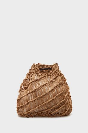 Natural Shoulder Bags Women Cartagena Crossbody Bucket Bag Purificacion Garci - Image 4