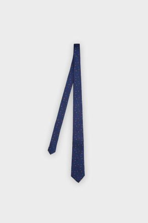 Navy/Multicolor Ties Men Puzzle Silk Tie Purificacion Garci - Image 2