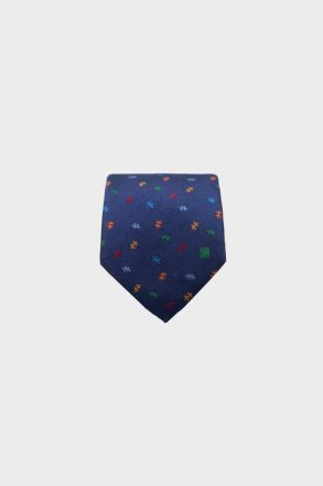 Navy/Multicolor Ties Men Puzzle Silk Tie Purificacion Garci