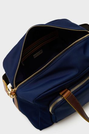 Navy Nylon Crossbody Bag Women Handbags Purificacion Garci - Image 3