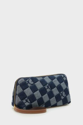 Navy Pouches And Wash Bags Purificacion Garci Men Combinación Única Wash Bag - Image 2
