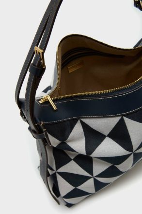Navy Shoulder Bags Purificacion Garci Purigami Shoulder Bag Women - Image 3