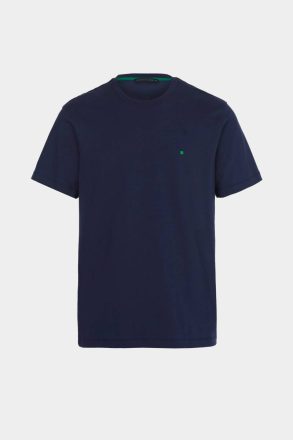 Navy T-Shirts Purificacion Garci Men Cotton T-Shirt - Image 5