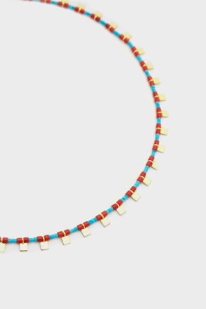 Necklaces Purificacion Garci Turquoise Blue/Multicolour Summer Bonds Necklace Women - Image 2