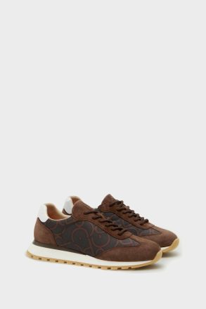 Nylon Sneakers Purificacion Garci Sneakers Brown Men - Image 2