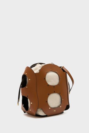 Ocho Bucket Bag Toffee Crossbody Bags Women Purificacion Garci - Image 2