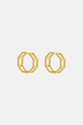 Octagon Earrings Purificacion Garci Earrings Women Gold