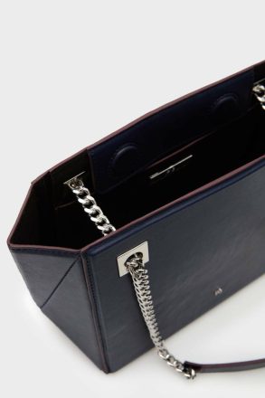 Origami Crossbody Bag Purificacion Garci Women Atlantic Blue Crossbody Bags - Image 3