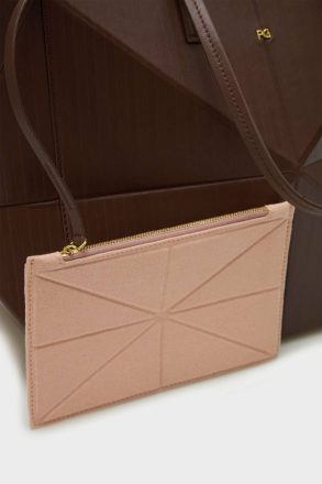 Origami Maxi Shoulder Bag Purificacion Garci Brown Women Shoulder Bags - Image 3