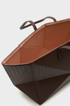 Origami Maxi Shoulder Bag Purificacion Garci Brown Women Shoulder Bags - Image 4
