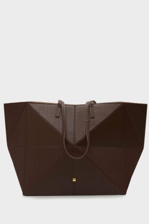 Origami Maxi Shoulder Bag Purificacion Garci Brown Women Shoulder Bags - Image 5