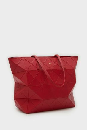 Origami Zipped Shoulder Bag Red Purificacion Garci Shoulder Bags Women - Image 2