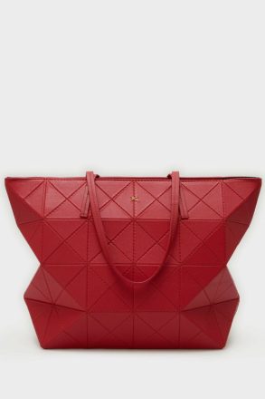 Origami Zipped Shoulder Bag Red Purificacion Garci Shoulder Bags Women