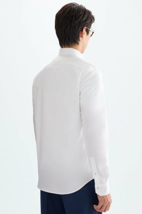 Oxford Shirt Shirts Men Purificacion Garci White - Image 3