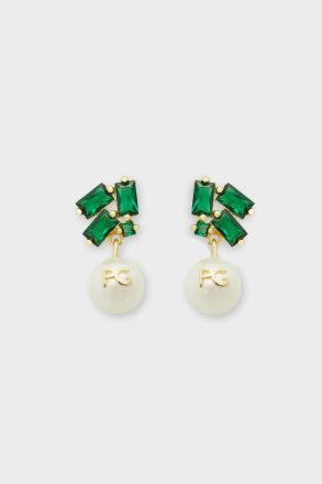 Pearl Green/White Women Purificacion Garci Radiant Pearl Earrings