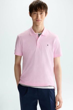 Pink Purificacion Garci Polo Shirts Piqué Polo Shirt Men