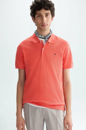 Piqué Polo Shirt Polo Shirts Men Coral Purificacion Garci