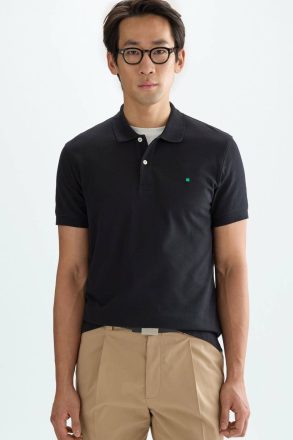 Polo Shirts Piqué Polo Shirt Men Black Purificacion Garci