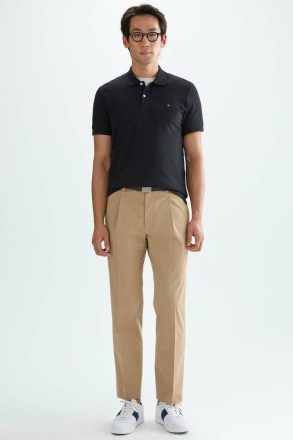 Polo Shirts Piqué Polo Shirt Men Black Purificacion Garci - Image 4