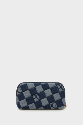 Pouches And Wash Bags Purificacion Garci Navy Women Combinación Única Wash Bag - Image 3
