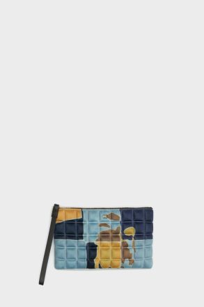 Pouches And Wash Bags Women Purificacion Garci Choco Pg Neoprene Pouch Multicolor