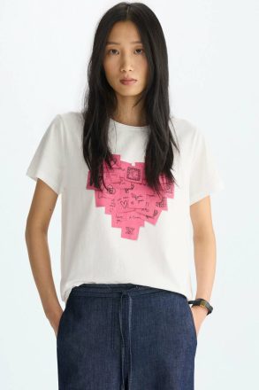 Print Jersey Straight-Fit T-Shirt White Purificacion Garci T-Shirts And Tops Women