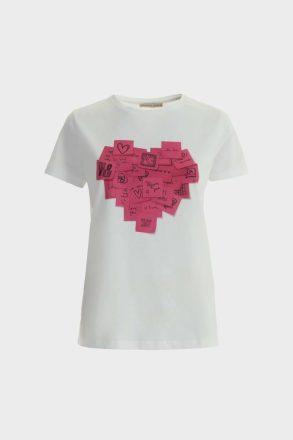 Print Jersey Straight-Fit T-Shirt White Purificacion Garci T-Shirts And Tops Women - Image 5