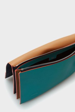 Purificacion Garci Atlantic Blue Women Tandem Flap Shoulder Bag Crossbody Bags - Image 3