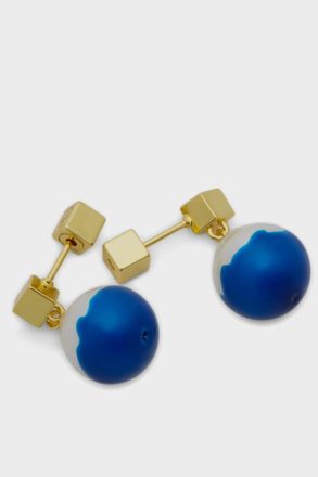Purificacion Garci Blue Vermeer Earings Pearl Women - Image 2