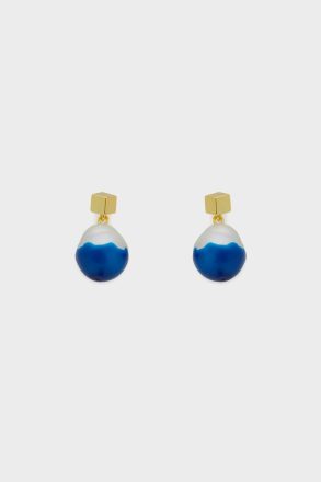 Purificacion Garci Blue Vermeer Earings Pearl Women