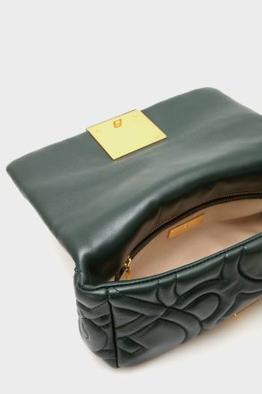 Purificacion Garci British Green Homenaje Acolchado Crossbody Bag Women Shoulder Bags - Image 3