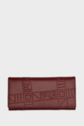 Purificacion Garci Burgundy Women Soho American Wallet Large Wallets