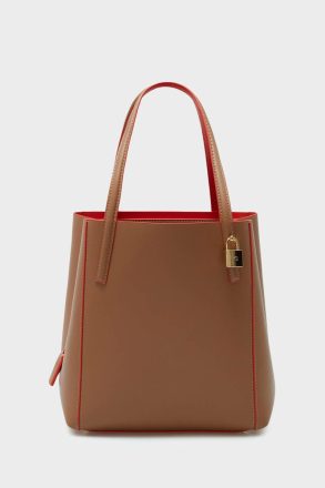 Purificacion Garci Caprichosa Y Consentida Shoulder Bag Shoulder Bags Women Brown/Orange