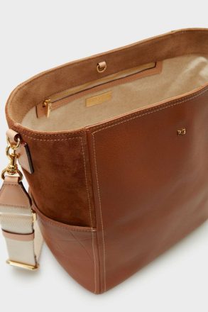 Purificacion Garci Combinación Única Shoulder Bag Shoulder Bags Tan Women - Image 3